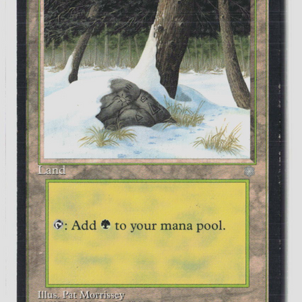 Magic: The Gathering Ice Age Snow-Covered Forest