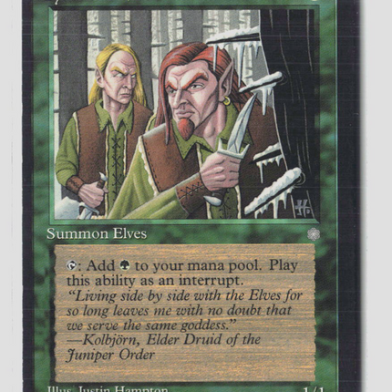 Magic: The Gathering Ice Age Fyndhorn Elves