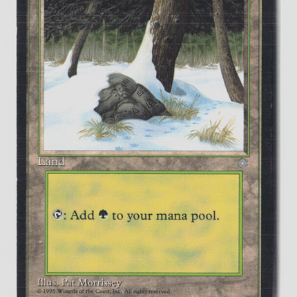 Magic: The Gathering Ice Age Snow-Covered Forest