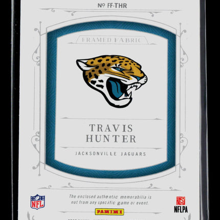 2026 Panini National Treasures Travis Hunter #FF-THR RC /49 Patch