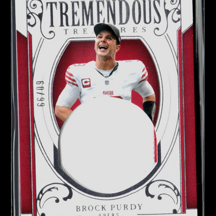 2026 Panini National Treasures Brock Purdy #TT-BPY /99 Patch
