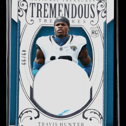 2026 Panini National Treasures Football Travis Hunter #TT-THR RC 49/99 Patch