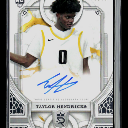 2024 Topps Royalty Collection Basketball Taylor Hendricks #RA-TH RC 98/99 Auto