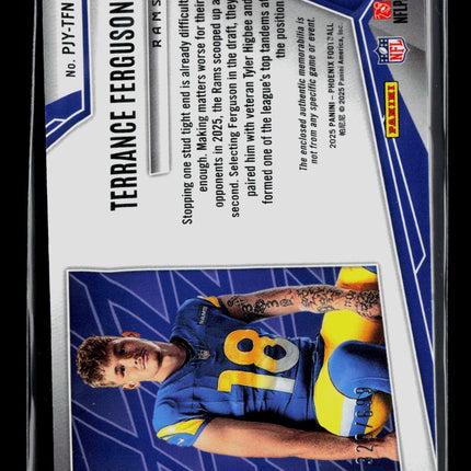 2025 Panini Phoenix Terrance Ferguson #PJY-TFN 321/699 RC