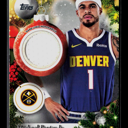 2025 Topps Holiday Mega Basketball Michael Porter Jr. #PR-MPJ Patch