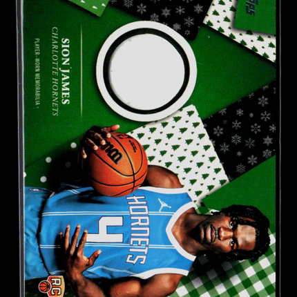 2025 Topps Holiday Mega  Sion James #HR-28 Holiday Rc Patch