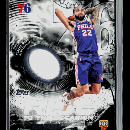 2025 Topps Johni Broome #RTO-JB RC Patch