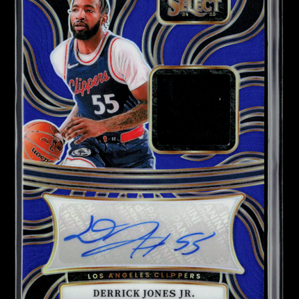 2025 Panini Select Derrick Jones Jr. #AM-DJJ Memorabilia 16/49 Auto
