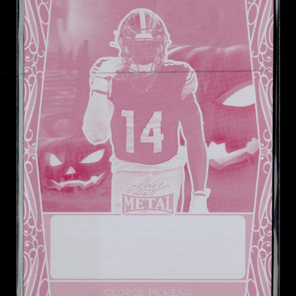 2023 Leaf Metal Halloween Exclusive George Pickens #HA-GP1 Printing 1/1