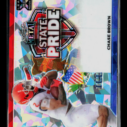 2023 Leaf Metal State Pride Chase Brown RC 1/1
