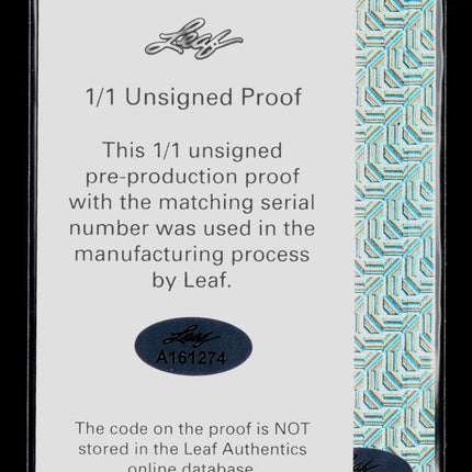 2023 Leaf Vivid C.J. Stroud Unsigned Proof RC 1/1