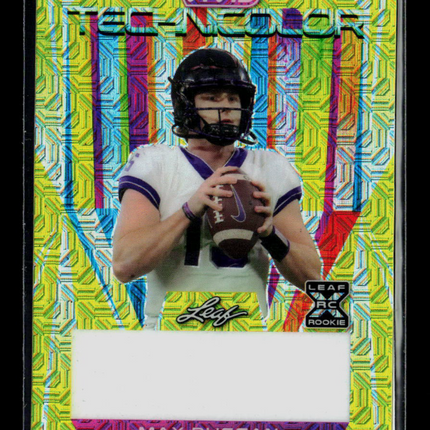 2023 Leaf Vivid Technicolor Max Duggan RC 1/1