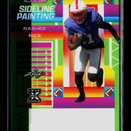 2023 Leaf Vivid Rashee Rice Sideline Painting Proof 1/1