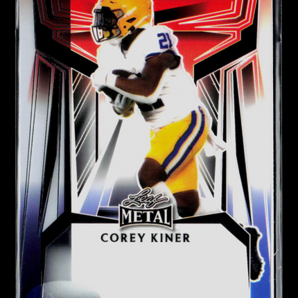 2021 Leaf Metal Draft Corey Kiner Unsigned Proof 1/1