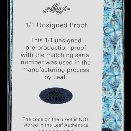 2023 Leaf Metal Cameron Rising Unsigned Proof 1/1