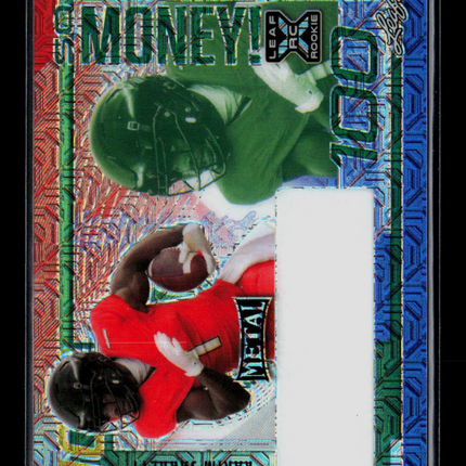 2023 Leaf Metal Draft Rakim Jarrett Proof RC 1/1