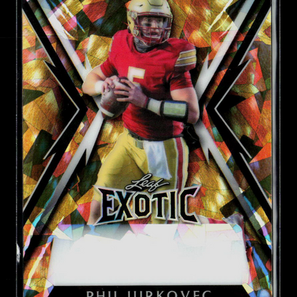 2023 Leaf Exotic Football Phil Jurkovec Pre-Production Proof 1/1