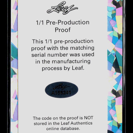 2023 Leaf Exotic Michael Strahan Lawrence Taylor Pre-Production Proof 1/1