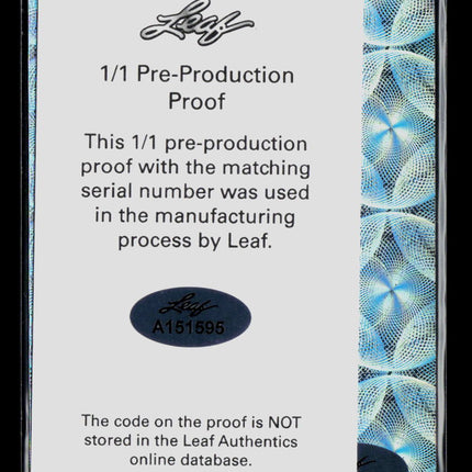 2023 Leaf Exotic Football Jalen Cropper Pre-Production Proof RC 1/1