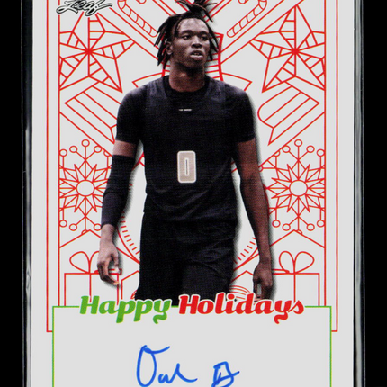 2023 Leaf Happy Holidays Omaha Biliew #BA-OB1 Autograph Auto