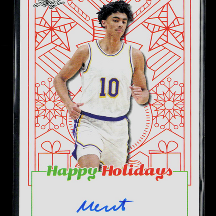 2023 Leaf Happy Holidays Max Christie #BA-MC2 Auto