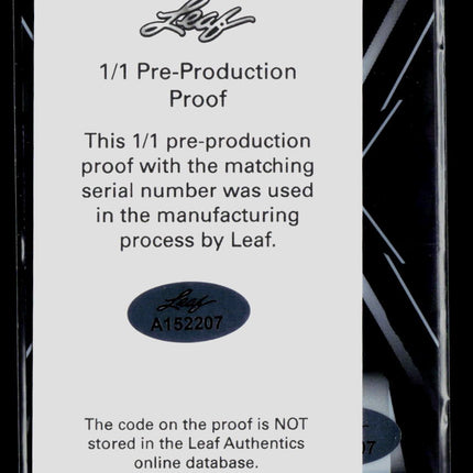 2023 Leaf Exotic Football Kayshon Boutte Pre-Production Proof 1/1
