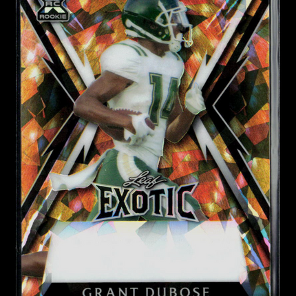2023 Leaf Exotic Football Grant DuBose Pre-Production Proof RC 1/1