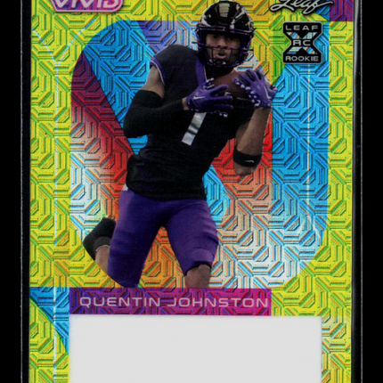 2023 Leaf Vivid Quentin Johnston Unsigned Proof 1/1