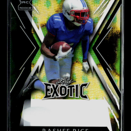 2023 Leaf Exotic Football Rashee Rice Pre-Production Proof RC 1/1