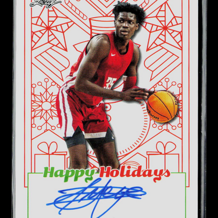 2023 Leaf Happy Holidays Mouhamed Gueye #BA-MG2 Auto
