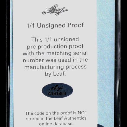 2023 Leaf Vivid Football Elijah Higgins Unsigned Proof RC 1/1