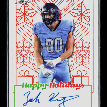 2023 Leaf Happy Holidays Zack Kuntz #BA-ZK1 Auto