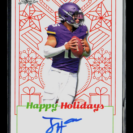 2023 Leaf Happy Holidays Jaren Hall #BA-JH1 Auto