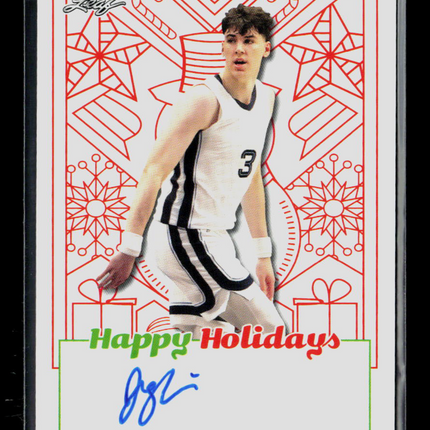 2023 Leaf Happy Holidays Jake LaRavia #BA-JL1 Auto