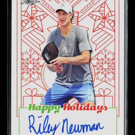 2023 Leaf Happy Holidays Riley Newman #BA-RN1 Auto