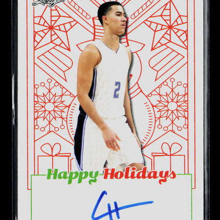 2023 Leaf Happy Holidays Caleb Houstan #BA-CH1 Auto
