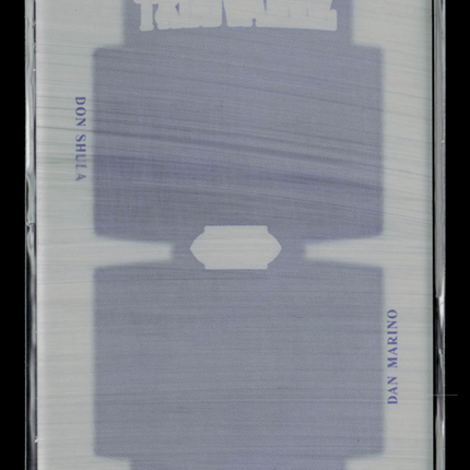 2023 Leaf Superlative Multi-Sport Don Shula Dan Marino #T2-3 Printing Plate 1/1