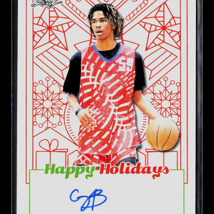 2023 Leaf Happy Holidays Chris Bell #BA-CB1 Auto
