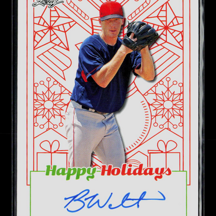 2023 Leaf Happy Holidays Brandon Walter #BA-BW1 Auto