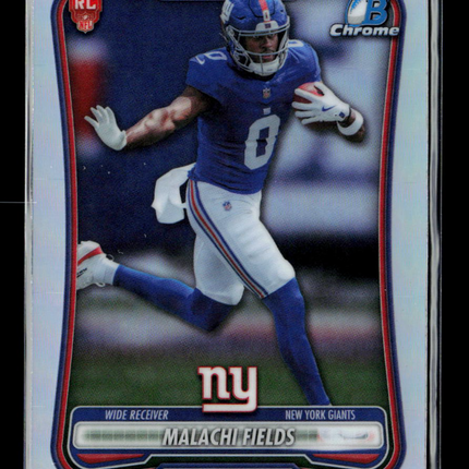 2026 Topps Bowman Chrome Malachi Fields #BRR-13 Red