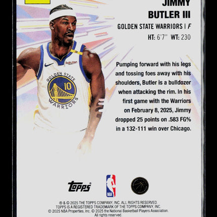 2025 Topps Basketball Power Players Jimmy Butler III #PP-10