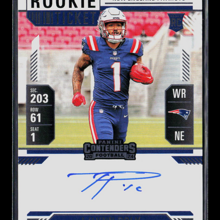 2025 Panini Contenders Football Ja'Lynn Polk #118 Auto