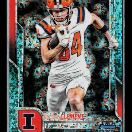 2025 Topps Bowman Chrome University Football Hudson Clement #73 /325