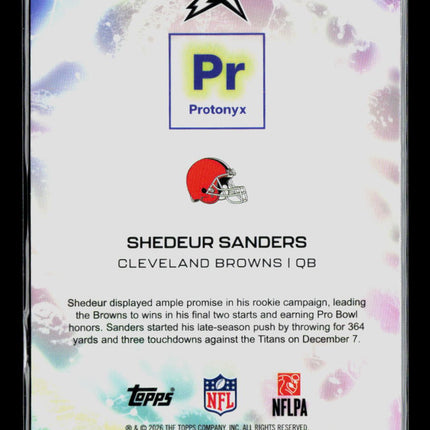 2026 Topps Resurgence Shedeur Sanders #PT-6 RC