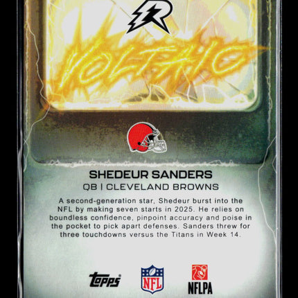 2026 Topps Resurgence Shedeur Sanders #VT-4 RC