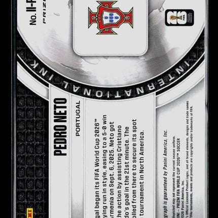 2026 Panini Prizm FIFA World Cup Pedro Neto #II-PN Auto