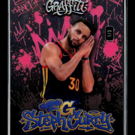 2026 Wild Card Matte Metal Graffiti Steph Curry #MMGB6-SC 1/3