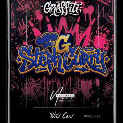 2026 Wild Card Matte Metal Graffiti Steph Curry #MMGB6-SC 1/3