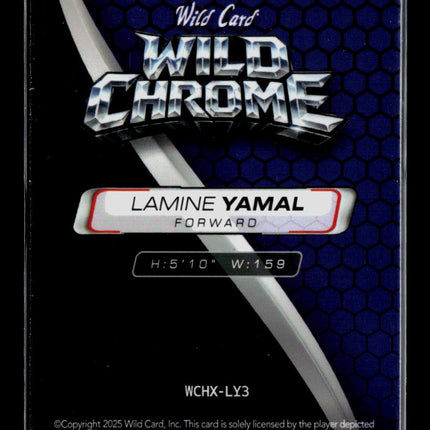 2025 Wild Card Wild Chrome Lamine Yamal #WCHX-LY3 7/9
