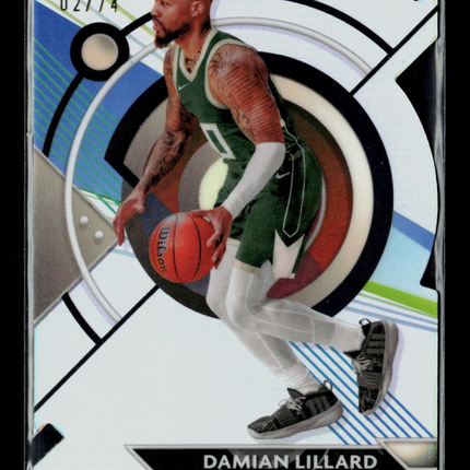 2024 Topps Finest Damian Lillard #18 02/74